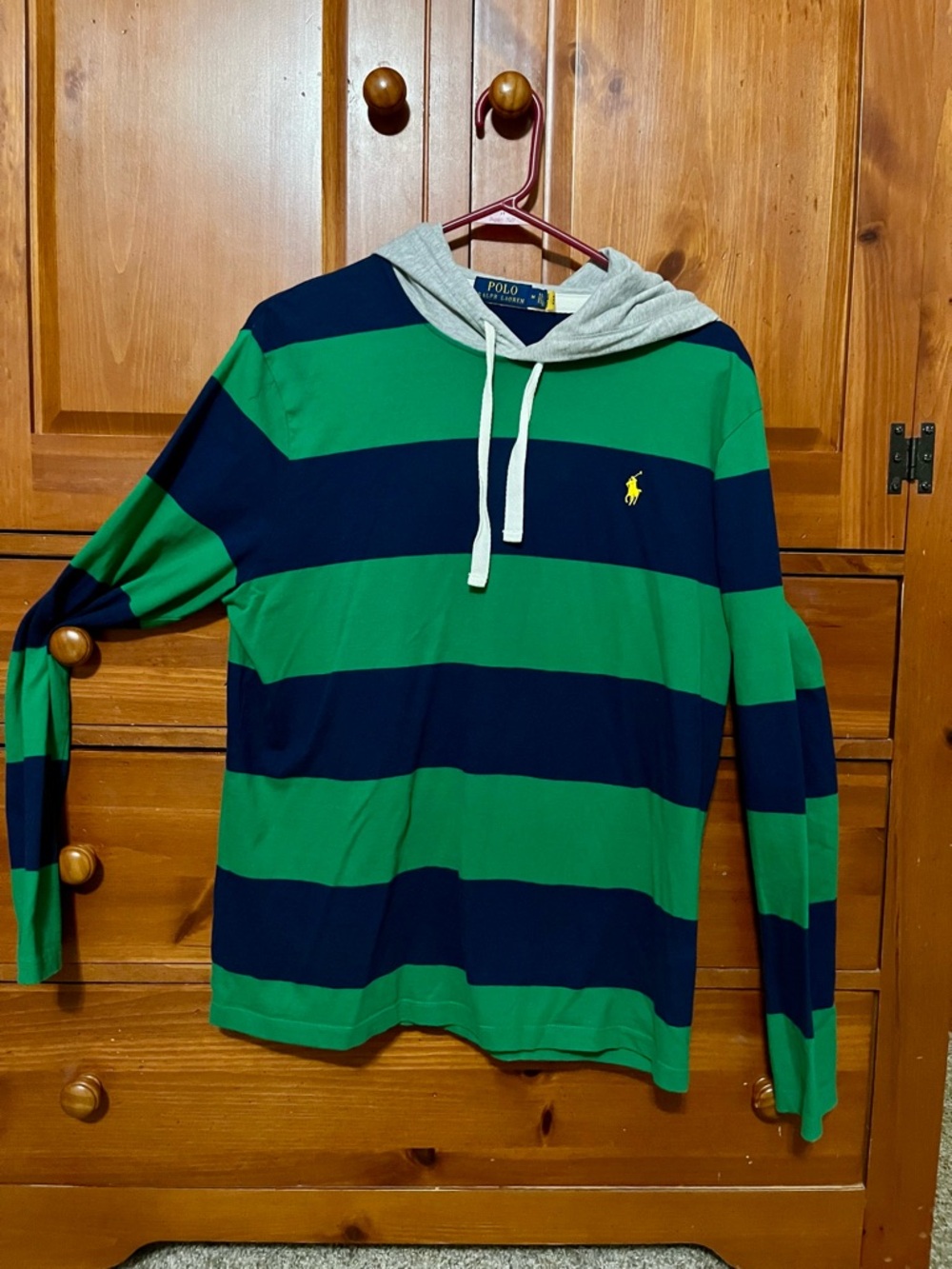 Polo by Ralph Lauren Striped Hoodie - Medium - Picture 2 of 5